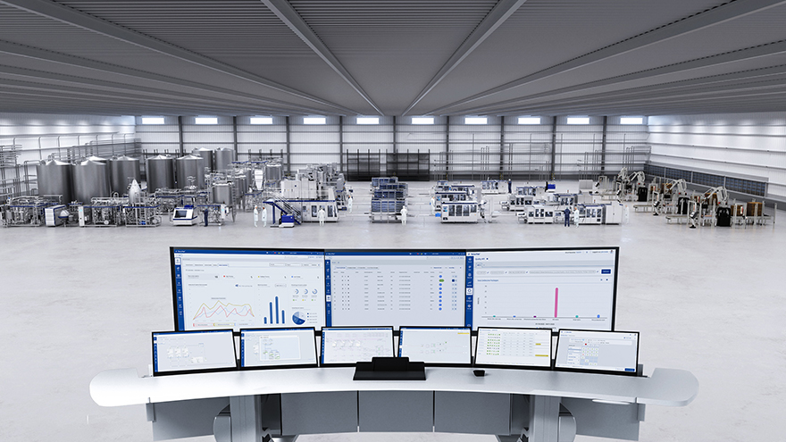 Automation Digital Tetra Pak Factory OS Control Room